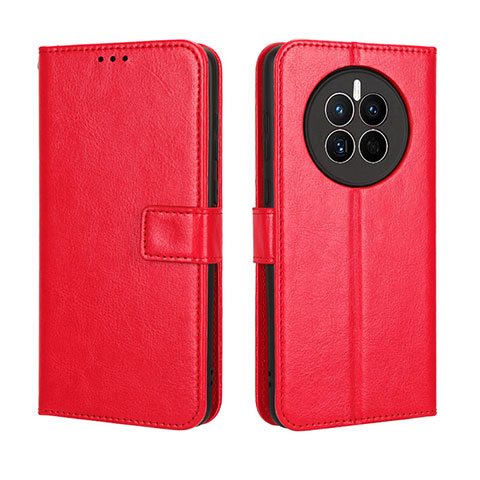 Handytasche Stand Schutzhülle Flip Leder Hülle BY5 für Huawei Mate 50 Rot