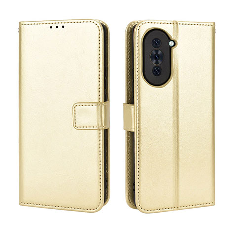 Handytasche Stand Schutzhülle Flip Leder Hülle BY5 für Huawei Nova 10 Pro Gold