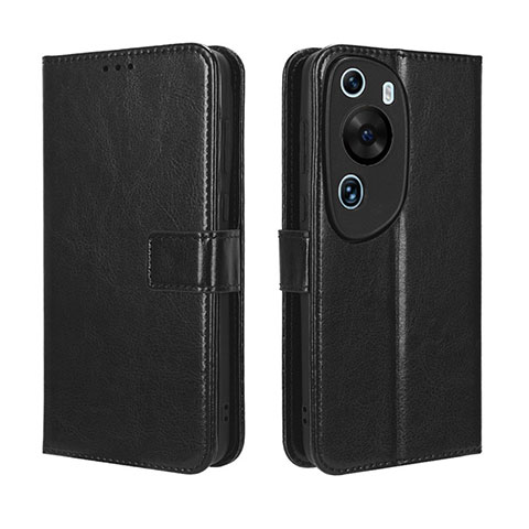 Handytasche Stand Schutzhülle Flip Leder Hülle BY5 für Huawei P60 Art Schwarz