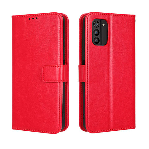 Handytasche Stand Schutzhülle Flip Leder Hülle BY5 für Nokia G100 Rot