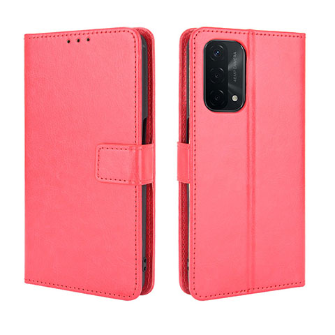 Handytasche Stand Schutzhülle Flip Leder Hülle BY5 für OnePlus Nord N200 5G Rot