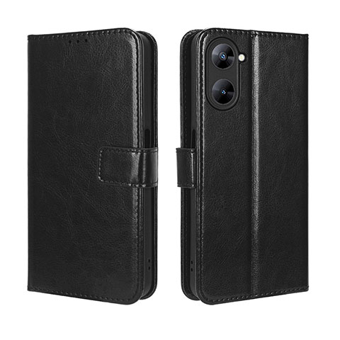 Handytasche Stand Schutzhülle Flip Leder Hülle BY5 für Realme 10S 5G Schwarz