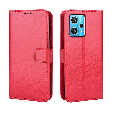 Handytasche Stand Schutzhülle Flip Leder Hülle BY5 für Realme 9 4G Rot