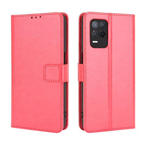 Handytasche Stand Schutzhülle Flip Leder Hülle BY5 für Realme 9 5G India Rot