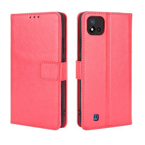 Handytasche Stand Schutzhülle Flip Leder Hülle BY5 für Realme C11 (2021) Rot