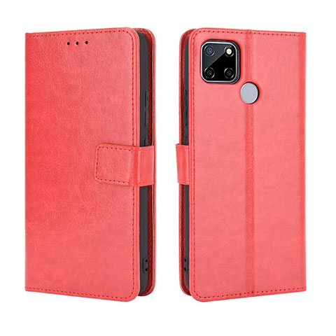 Handytasche Stand Schutzhülle Flip Leder Hülle BY5 für Realme C12 Rot