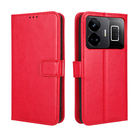 Handytasche Stand Schutzhülle Flip Leder Hülle BY5 für Realme GT3 5G Rot