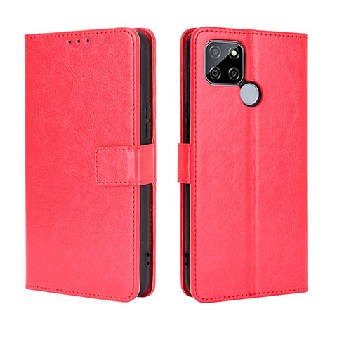 Handytasche Stand Schutzhülle Flip Leder Hülle BY5 für Realme Q2i 5G Rot