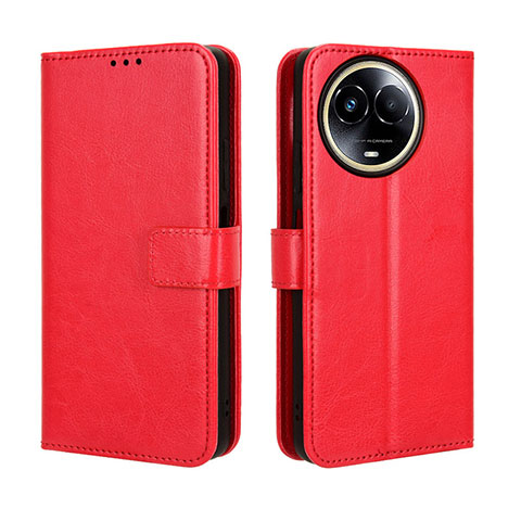 Handytasche Stand Schutzhülle Flip Leder Hülle BY5 für Realme V50s 5G Rot