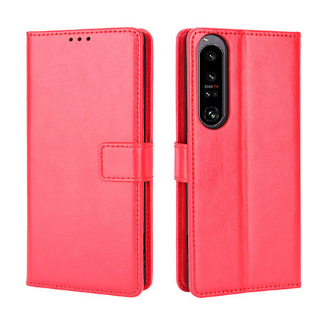 Handytasche Stand Schutzhülle Flip Leder Hülle BY5 für Sony Xperia 1 IV SO-51C Rot