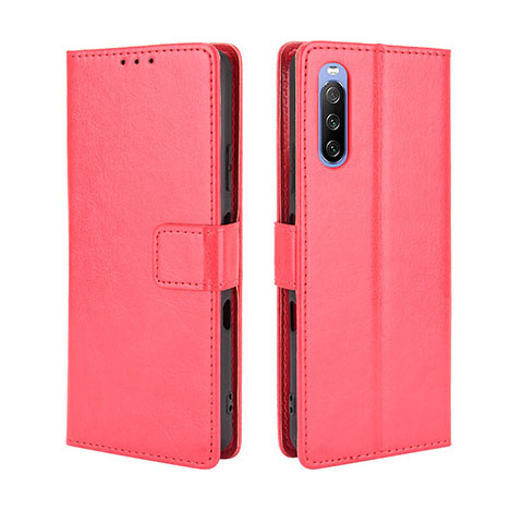 Handytasche Stand Schutzhülle Flip Leder Hülle BY5 für Sony Xperia 10 III Lite Rot