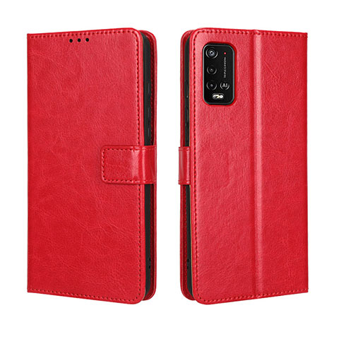 Handytasche Stand Schutzhülle Flip Leder Hülle BY5 für Wiko Power U20 Rot