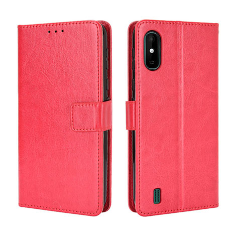 Handytasche Stand Schutzhülle Flip Leder Hülle BY5 für Wiko Y81 Rot