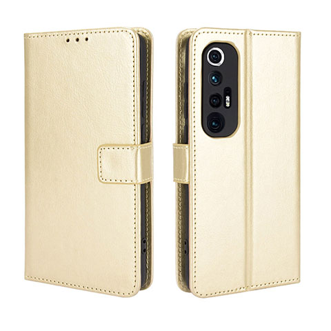 Handytasche Stand Schutzhülle Flip Leder Hülle BY5 für Xiaomi Mi 10S 5G Gold