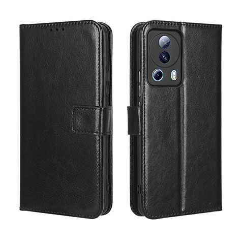 Handytasche Stand Schutzhülle Flip Leder Hülle BY5 für Xiaomi Mi 13 Lite 5G Schwarz