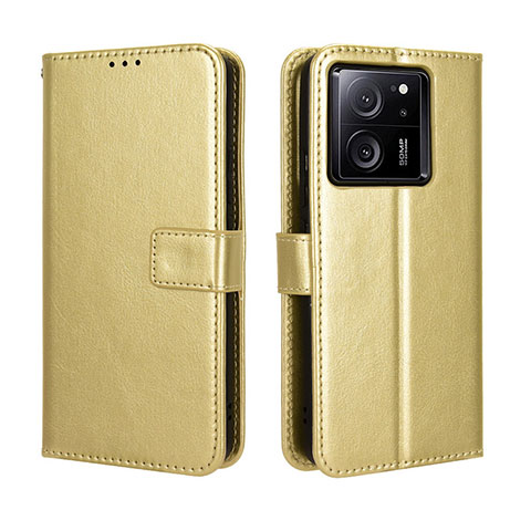 Handytasche Stand Schutzhülle Flip Leder Hülle BY5 für Xiaomi Mi 13T 5G Gold