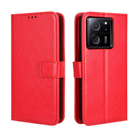 Handytasche Stand Schutzhülle Flip Leder Hülle BY5 für Xiaomi Mi 13T 5G Rot