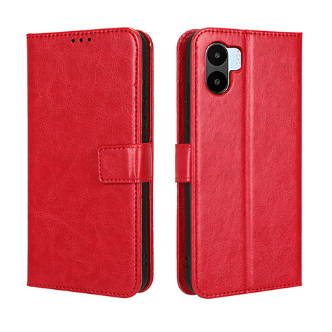 Handytasche Stand Schutzhülle Flip Leder Hülle BY5 für Xiaomi Poco C50 Rot