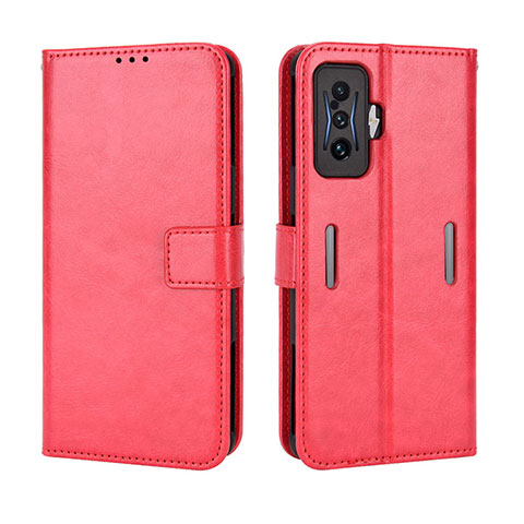 Handytasche Stand Schutzhülle Flip Leder Hülle BY5 für Xiaomi Poco F4 GT 5G Rot