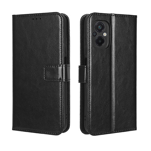 Handytasche Stand Schutzhülle Flip Leder Hülle BY5 für Xiaomi Poco M5 4G Schwarz