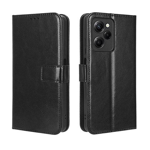 Handytasche Stand Schutzhülle Flip Leder Hülle BY5 für Xiaomi Poco X5 Pro 5G Schwarz