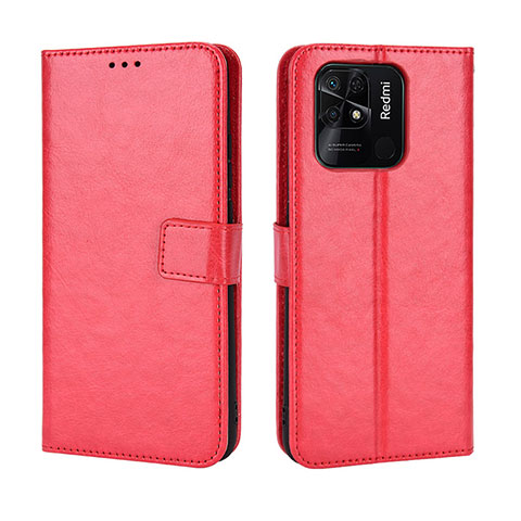 Handytasche Stand Schutzhülle Flip Leder Hülle BY5 für Xiaomi Redmi 10 Power Rot