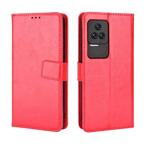 Handytasche Stand Schutzhülle Flip Leder Hülle BY5 für Xiaomi Redmi K50 Pro 5G Rot