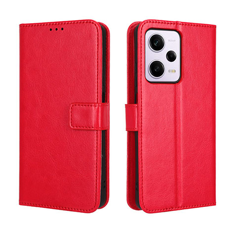 Handytasche Stand Schutzhülle Flip Leder Hülle BY5 für Xiaomi Redmi Note 12 Pro 5G Rot