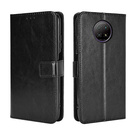 Handytasche Stand Schutzhülle Flip Leder Hülle BY5 für Xiaomi Redmi Note 9 5G Schwarz