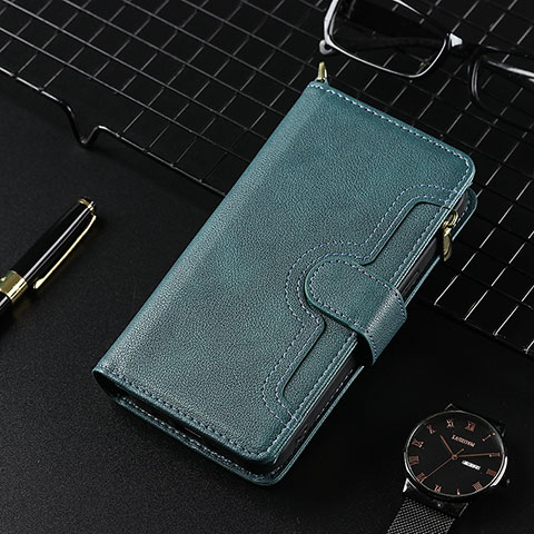 Handytasche Stand Schutzhülle Flip Leder Hülle BY6 für Realme 8i Grün