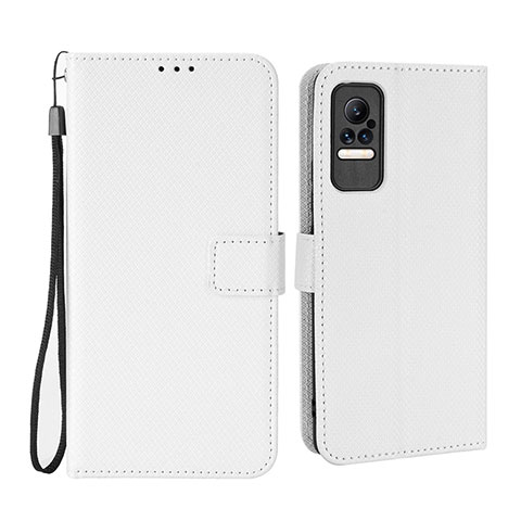 Handytasche Stand Schutzhülle Flip Leder Hülle BY6 für Xiaomi Civi 5G Weiß