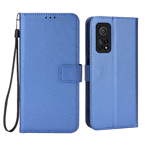 Handytasche Stand Schutzhülle Flip Leder Hülle BY6 für Xiaomi Mi 10T 5G Blau