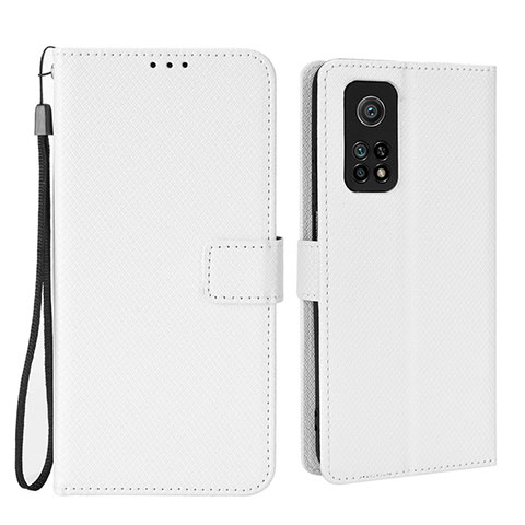 Handytasche Stand Schutzhülle Flip Leder Hülle BY6 für Xiaomi Mi 10T 5G Weiß