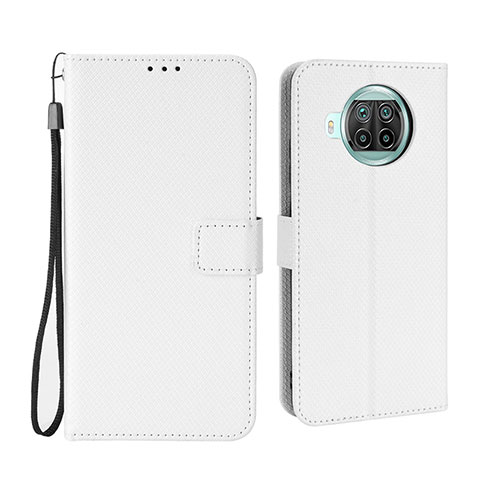 Handytasche Stand Schutzhülle Flip Leder Hülle BY6 für Xiaomi Mi 10T Lite 5G Weiß