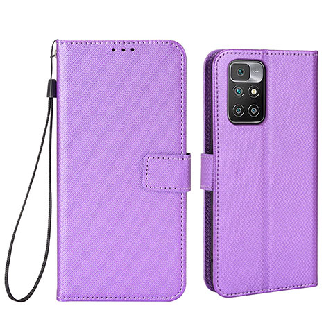 Handytasche Stand Schutzhülle Flip Leder Hülle BY6 für Xiaomi Redmi 10 4G Violett