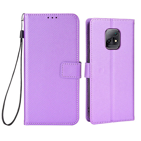 Handytasche Stand Schutzhülle Flip Leder Hülle BY6 für Xiaomi Redmi 10X Pro 5G Violett