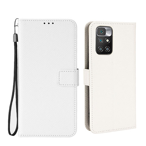 Handytasche Stand Schutzhülle Flip Leder Hülle BY6 für Xiaomi Redmi Note 11 4G (2021) Weiß