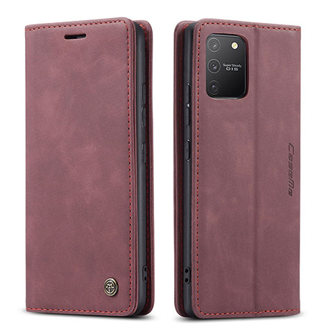 Handytasche Stand Schutzhülle Flip Leder Hülle C01S für Samsung Galaxy M80S Fuchsie