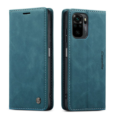 Handytasche Stand Schutzhülle Flip Leder Hülle C01S für Xiaomi Poco M5S Blau