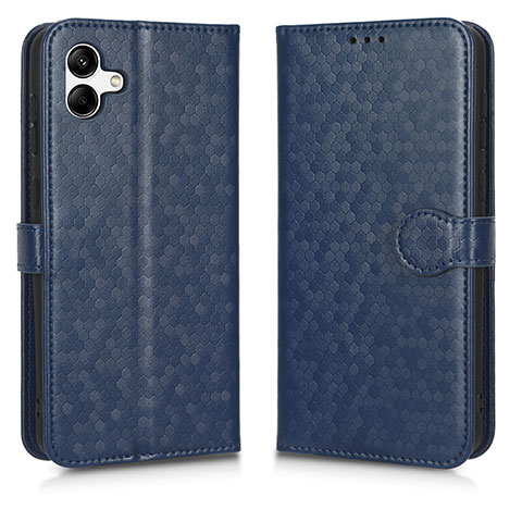 Handytasche Stand Schutzhülle Flip Leder Hülle C01X für Samsung Galaxy A04 4G Blau