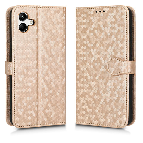 Handytasche Stand Schutzhülle Flip Leder Hülle C01X für Samsung Galaxy A04E Gold