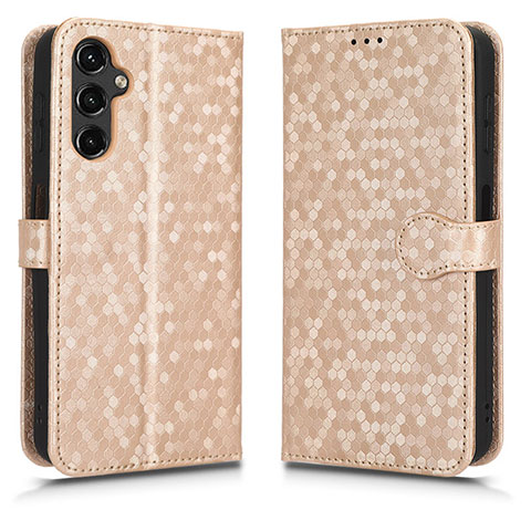 Handytasche Stand Schutzhülle Flip Leder Hülle C01X für Samsung Galaxy A25 5G Gold