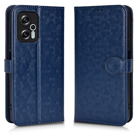 Handytasche Stand Schutzhülle Flip Leder Hülle C01X für Xiaomi Redmi Note 11T Pro 5G Blau