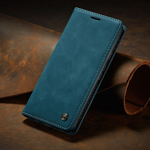 Handytasche Stand Schutzhülle Flip Leder Hülle C02S für Google Pixel 6a 5G Blau