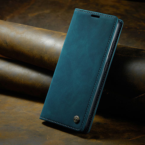 Handytasche Stand Schutzhülle Flip Leder Hülle C02S für Huawei Mate 60 Pro Blau