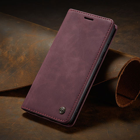 Handytasche Stand Schutzhülle Flip Leder Hülle C02S für Huawei P50 Fuchsie