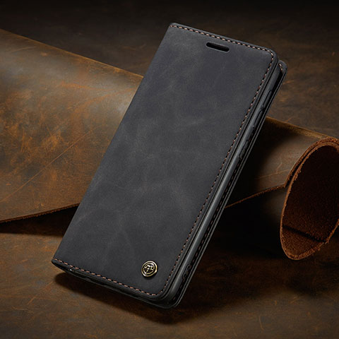 Handytasche Stand Schutzhülle Flip Leder Hülle C02S für Huawei P50 Pro Schwarz