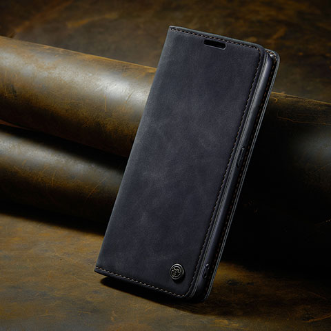 Handytasche Stand Schutzhülle Flip Leder Hülle C02S für Oppo Find X6 5G Schwarz