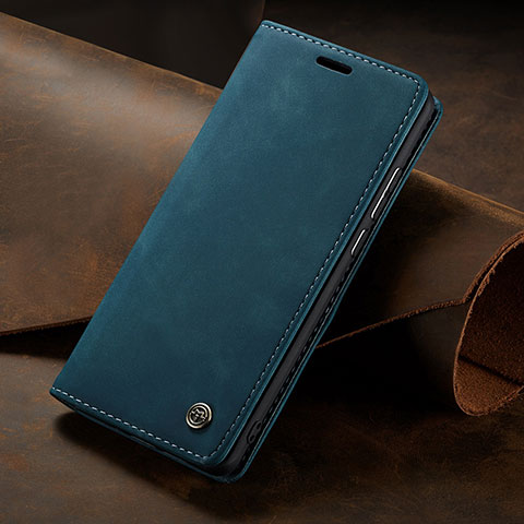 Handytasche Stand Schutzhülle Flip Leder Hülle C02S für Samsung Galaxy M10 Blau