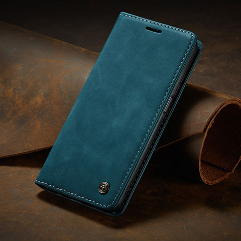 Handytasche Stand Schutzhülle Flip Leder Hülle C02S für Xiaomi Redmi K30S 5G Blau